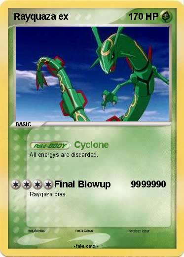 Pokemon Rayquaza ex