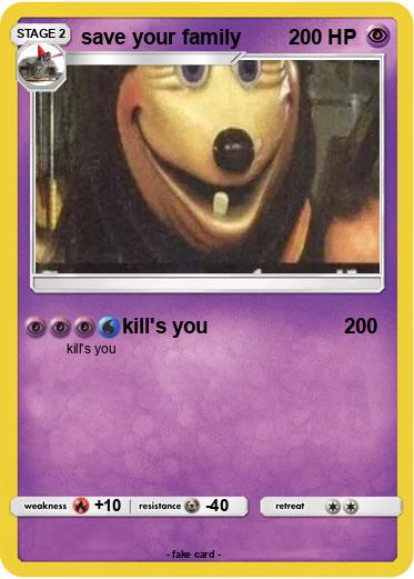 Pokemon save your family