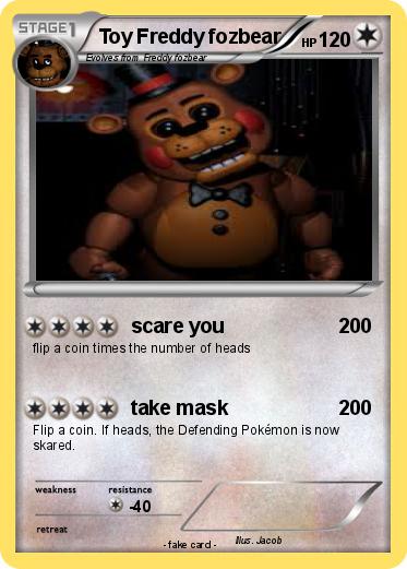 Pokemon Toy Freddy fozbear