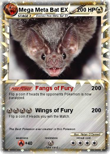Pokemon Mega Meta Bat EX