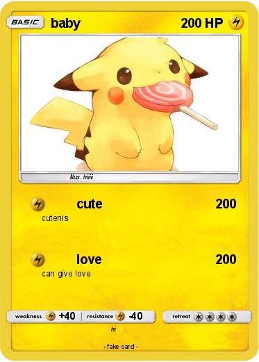 Pokemon baby