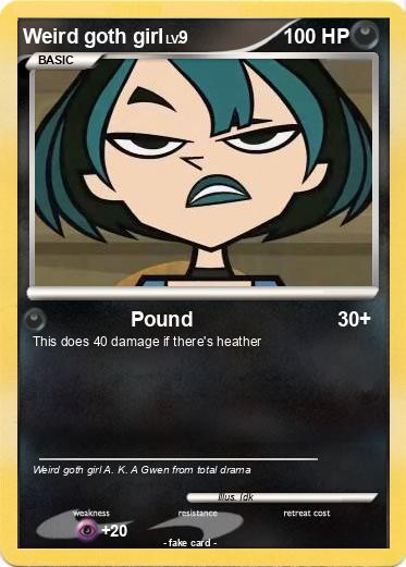 Pokemon Weird goth girl