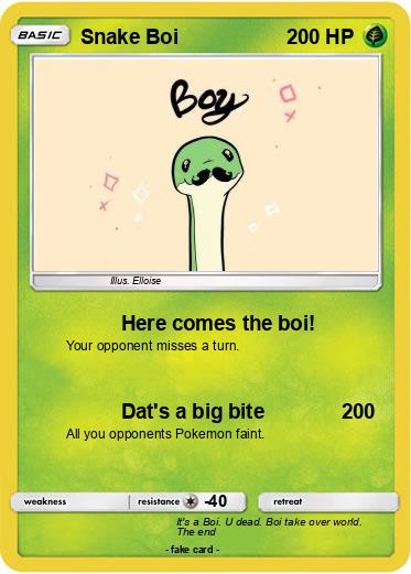 Pokemon Snake Boi
