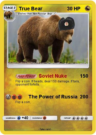 Pokemon True Bear