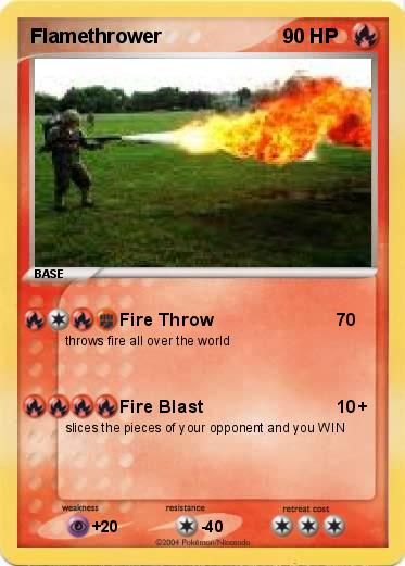 Pokemon Flamethrower