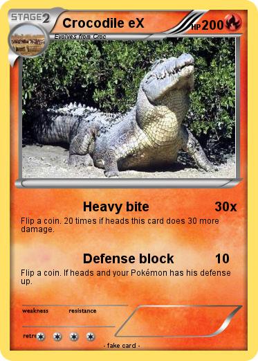 Pokemon Crocodile eX