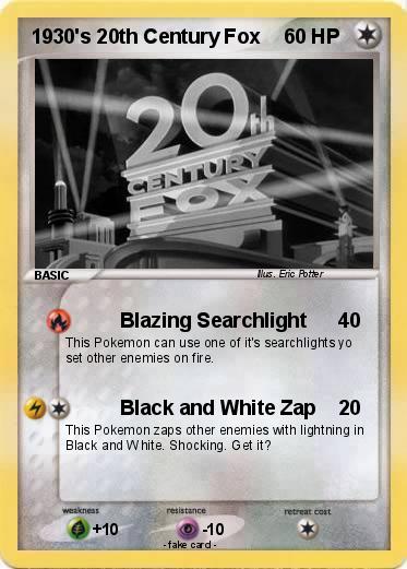 Pokemon 1930's 20th Century Fox