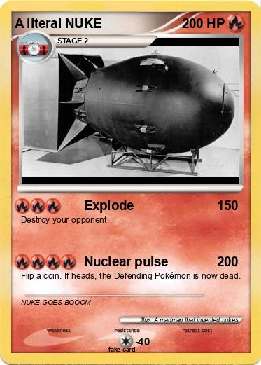 Pokemon A literal NUKE