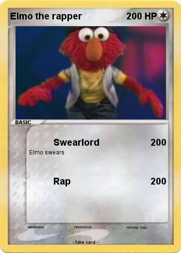 Pokemon Elmo the rapper