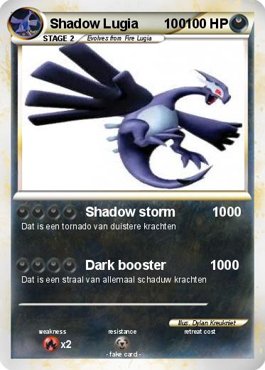 Pokemon Shadow Lugia       100