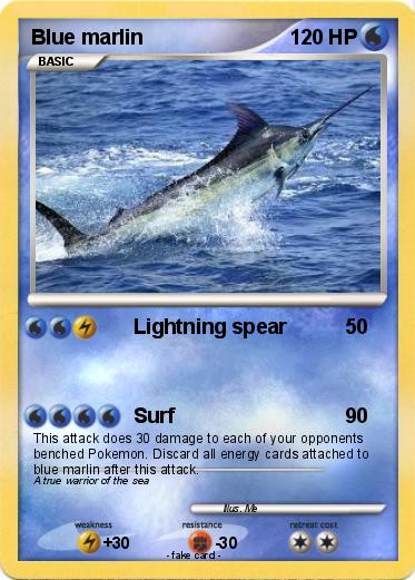 Pokemon Blue marlin
