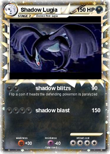 Pokemon Shadow Lugia