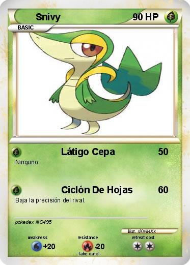 Pokemon Snivy