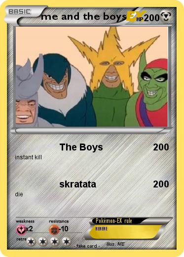 Pokemon me and the boys