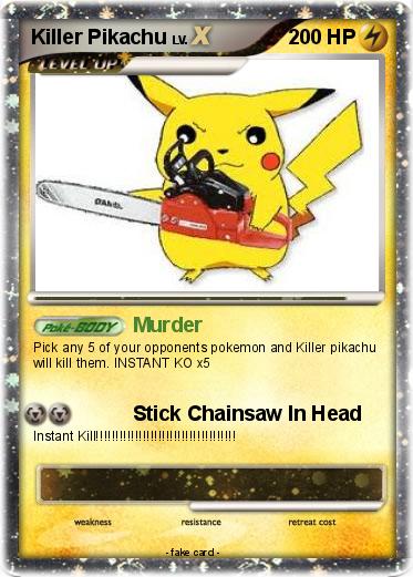 Pokemon Killer Pikachu