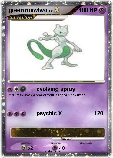 Pokemon green mewtwo