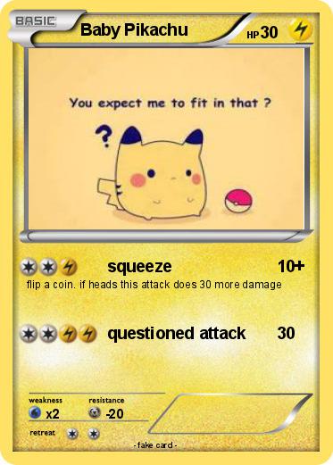 Pokemon Baby Pikachu