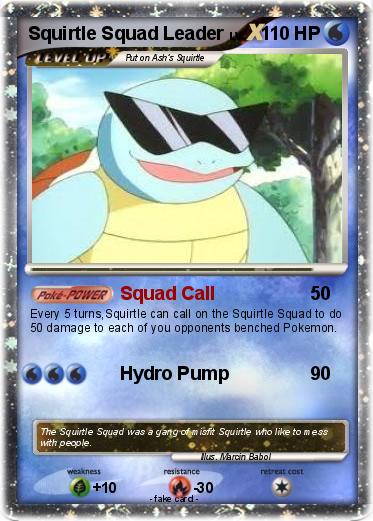 Pokemon Squirtle Squad Leader