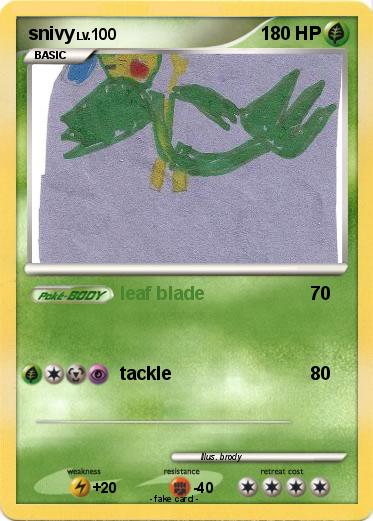 Pokemon snivy