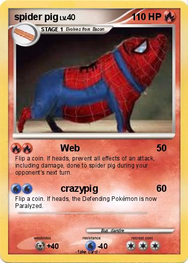 Pokemon spider pig