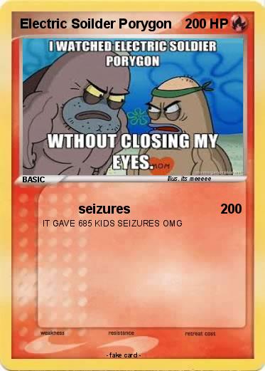 Pokemon Electric Soilder Porygon