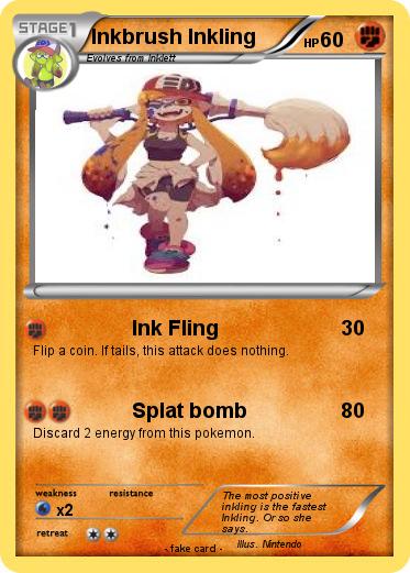 Pokemon Inkbrush Inkling