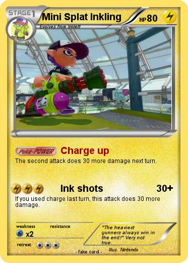 Pokemon Mini Splat Inkling