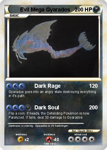 Pokemon Evil Mega Gyarados