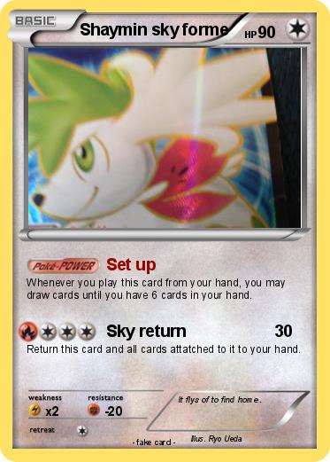 Pokemon Shaymin sky forme