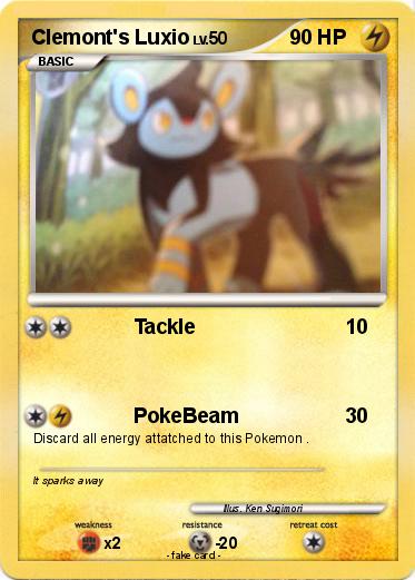 Pokemon Clemont's Luxio
