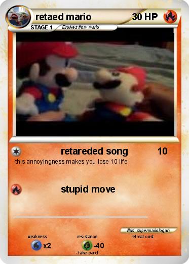 Pokemon retaed mario