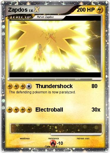 Pokemon Zapdos