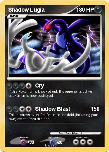 Pokemon Shadow Lugia