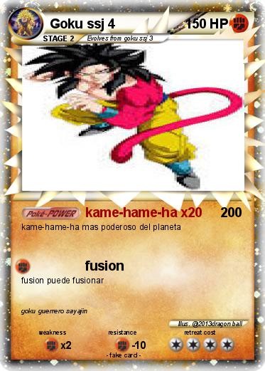 Pokemon Goku ssj 4