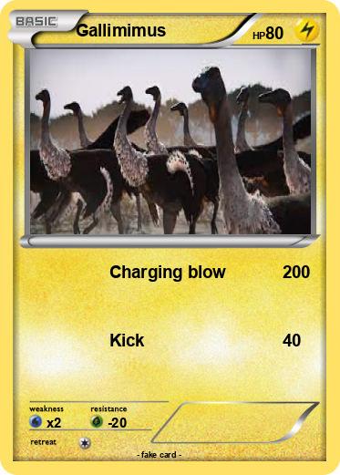 Pokemon Gallimimus