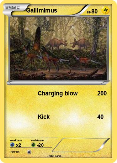 Pokemon Gallimimus