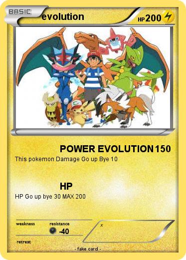 Pokemon evolution