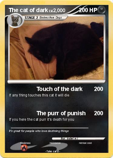 Pokemon The cat of dark