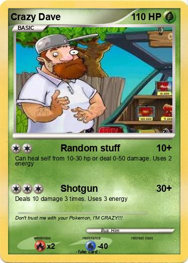 Pokemon Crazy Dave