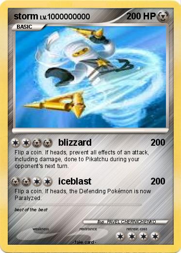 Pokemon storm
