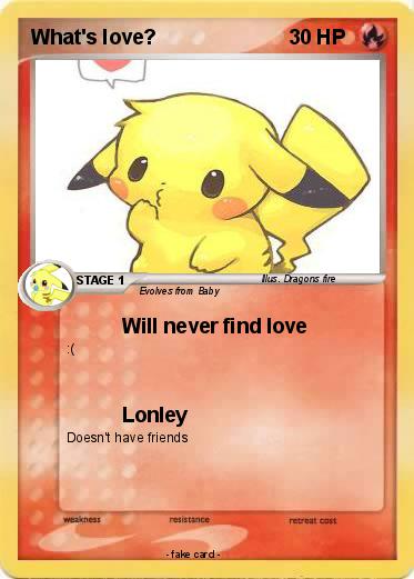 Pokemon What's love?