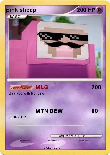 Pokemon pink sheep