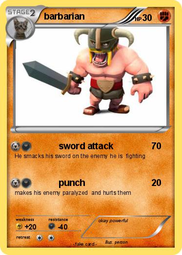Pokemon barbarian