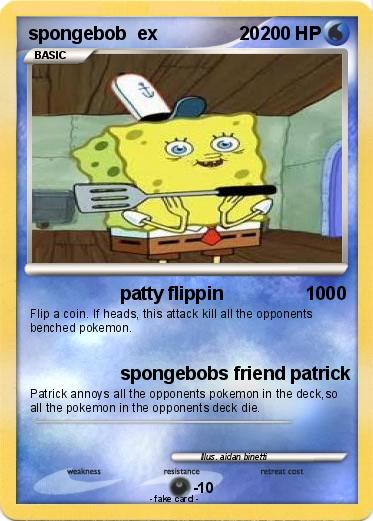 Pokemon spongebob  ex                20