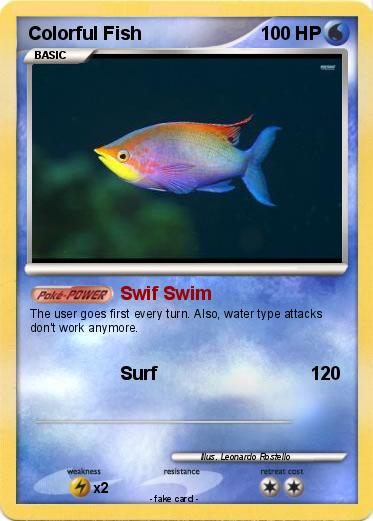 Pokemon Colorful Fish