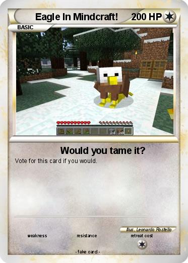 Pokemon Eagle In Mindcraft!