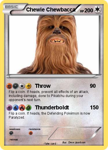 Pokemon Chewie Chewbacca