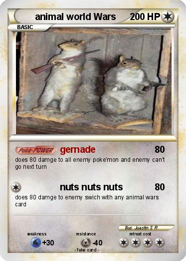 Pokemon animal world Wars