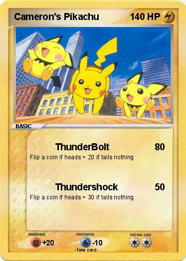 Pokemon Cameron's Pikachu