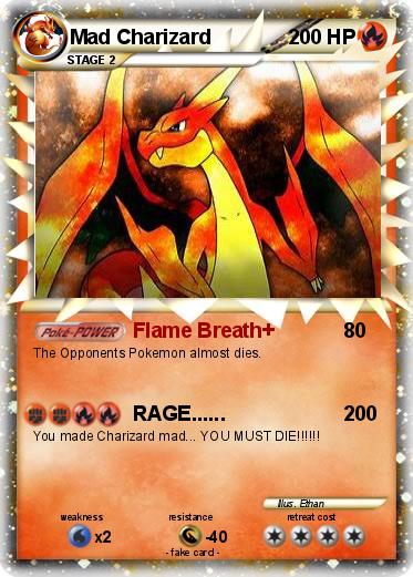 Pokemon Mad Charizard